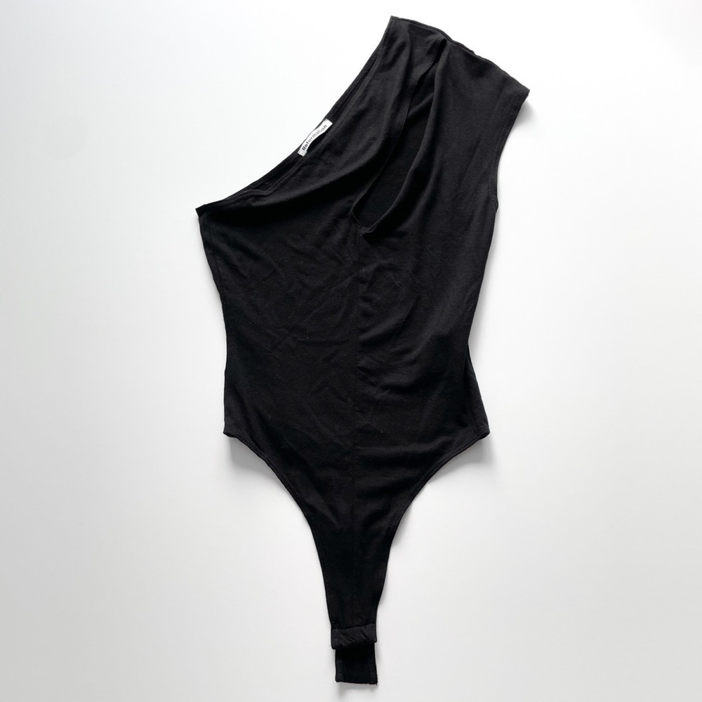 Reformation Asymmetric One Shoulder Bodysuit